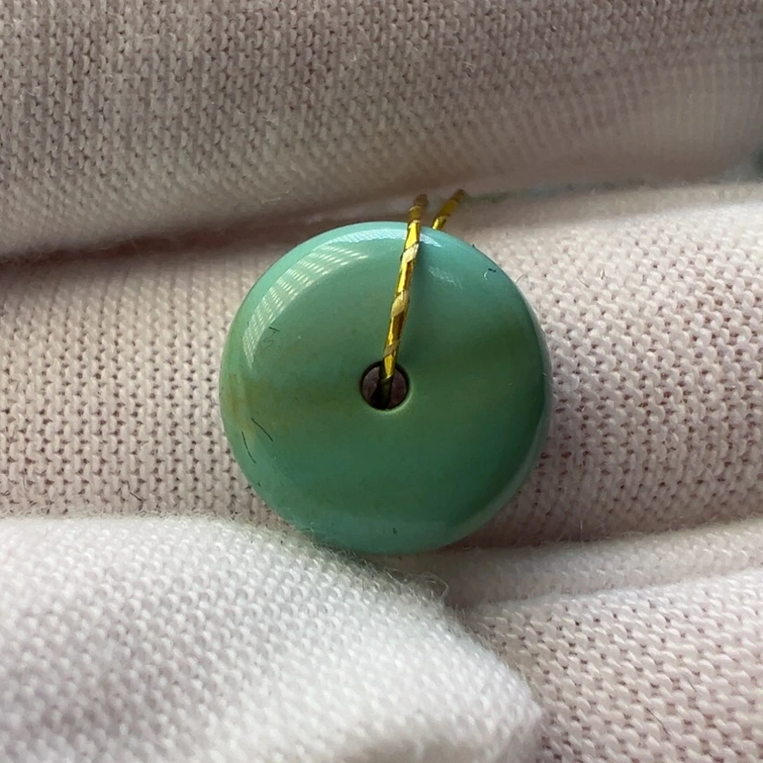 绿松石未镶嵌配饰直径11.0