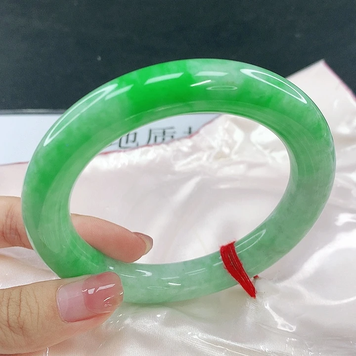 翡翠未镶嵌手镯圈62.6，11022