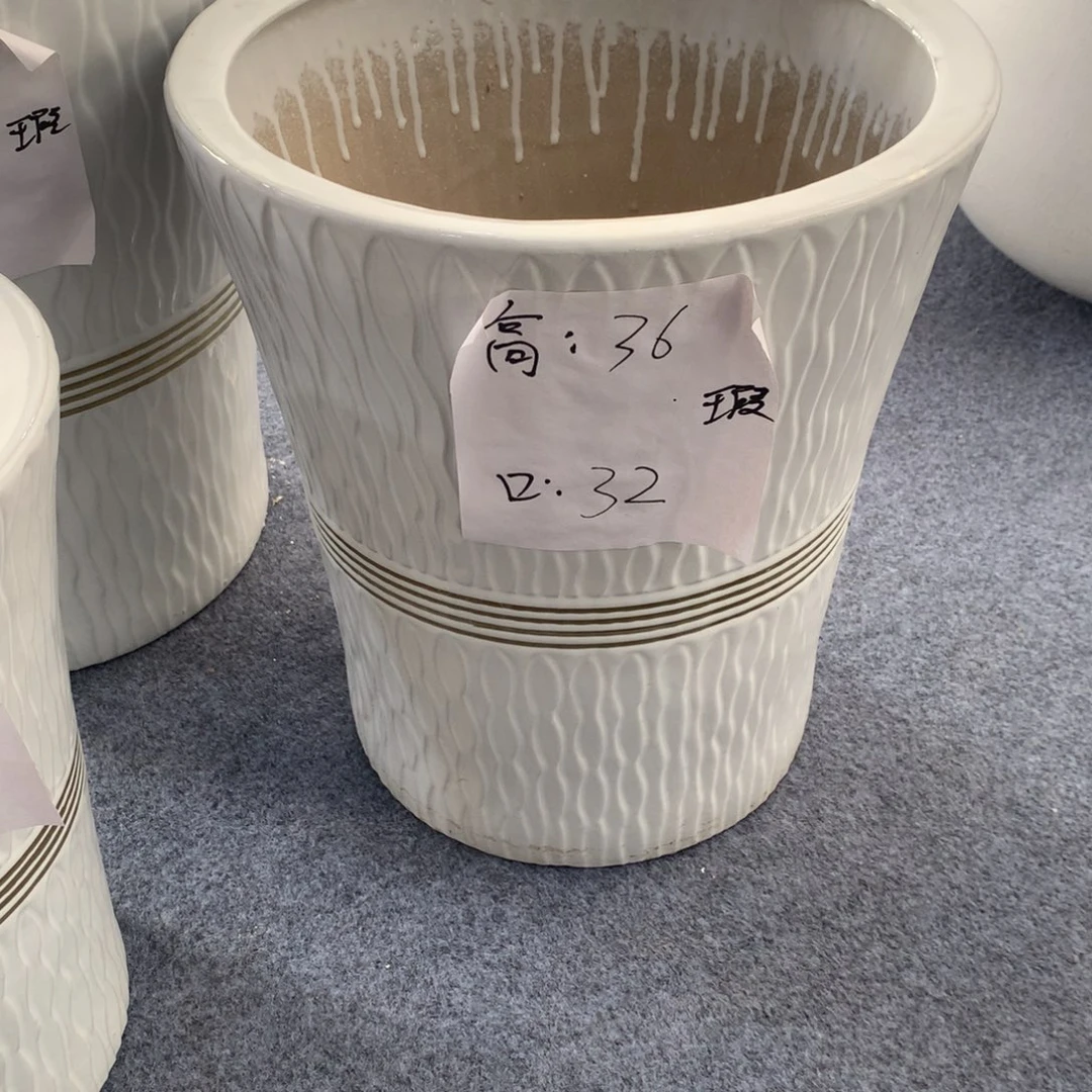 高温陶瓷花盆微瑕