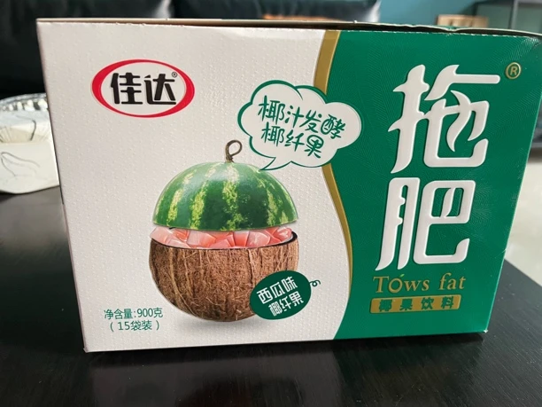 佳达拖肥椰果饮料