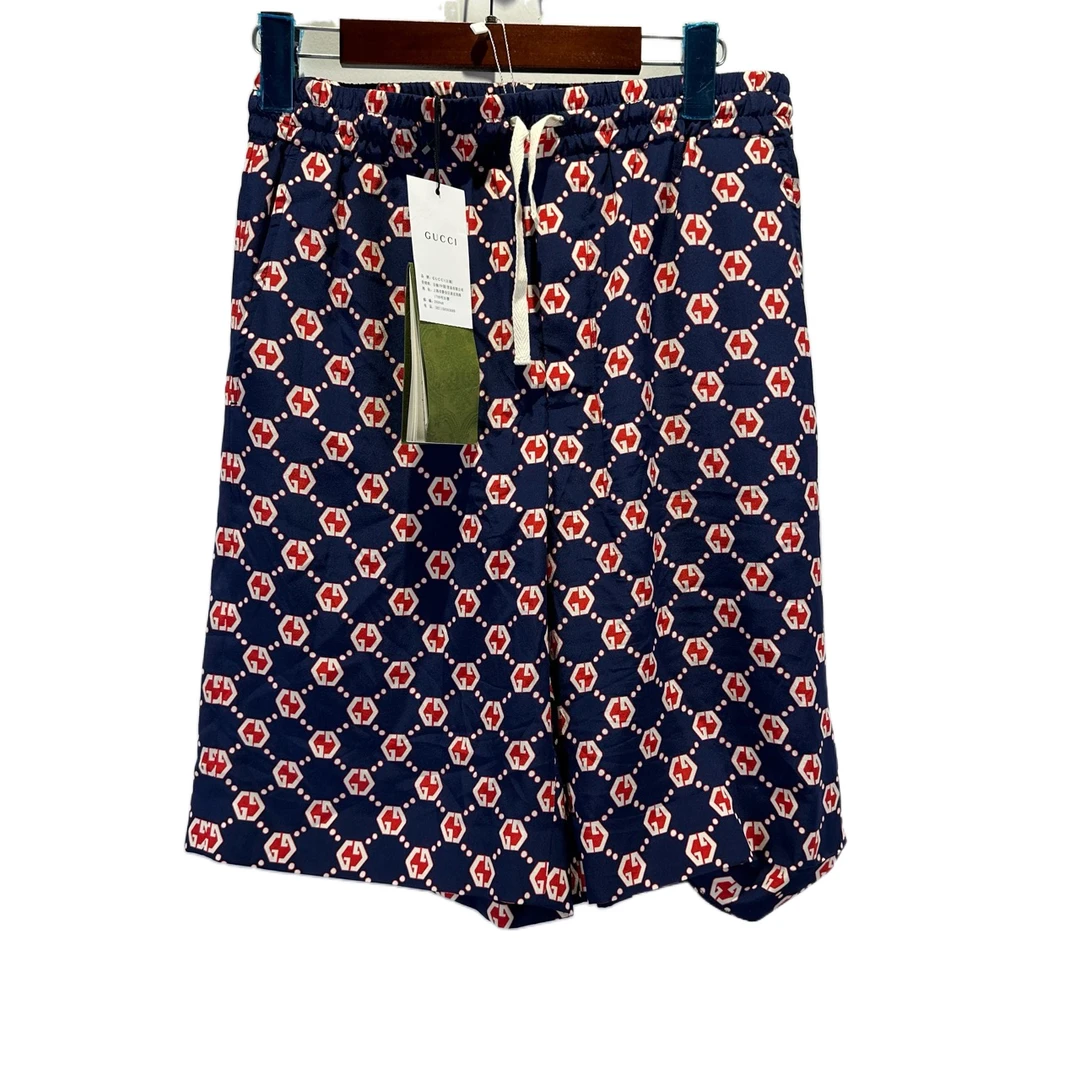 全新未使用 GUCCI/古驰 Gucci新款满印短裤/44码/全新