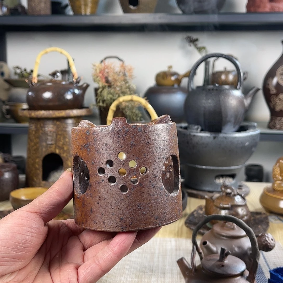 壶紫砂粗陶实用茶炉