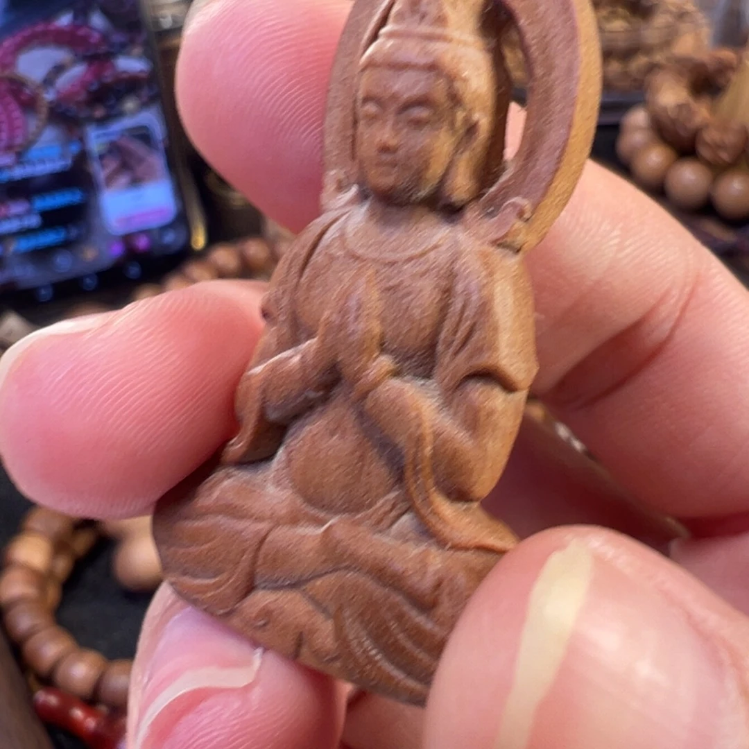 檀香木无事牌印度正区老山檀奶韵过手留香 精工