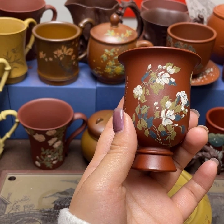 紫砂茶杯紫砂主人杯