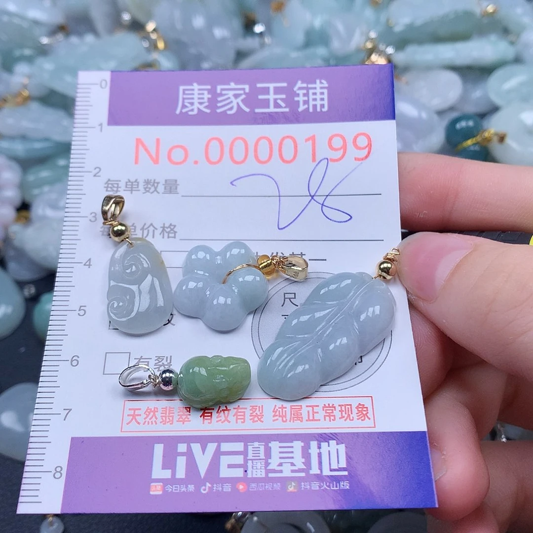 颈饰未镶嵌翡翠，