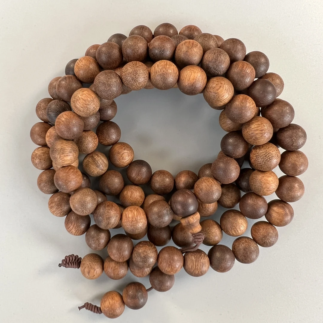 Z-26【印尼达拉干树心留】沉香多圈手串 约10mm，71.1g