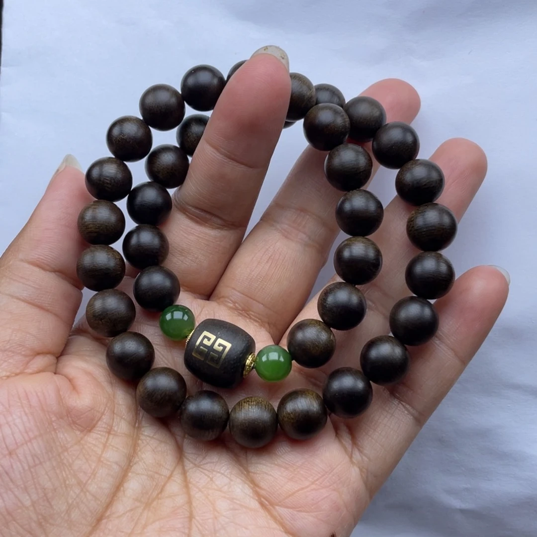 【闪购商品】沉香手串越南白棋1.0