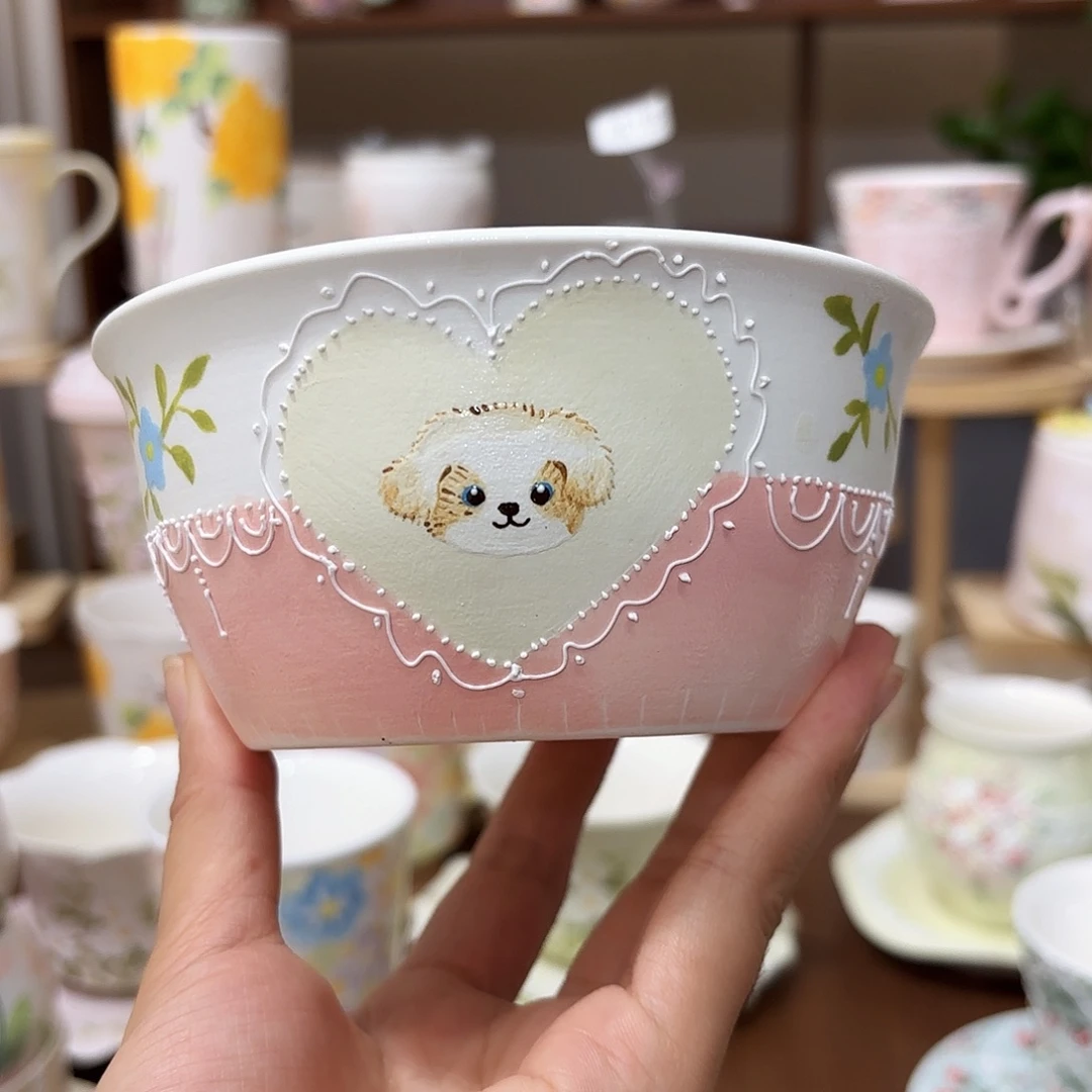 手绘创意高温釉下彩陶瓷