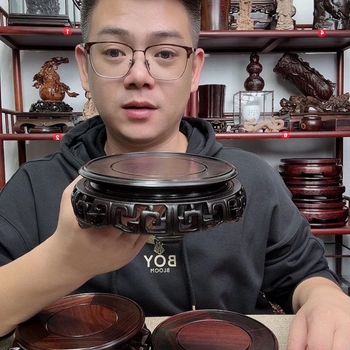 紫光檀工艺品底座
