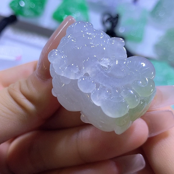 翡翠未镶嵌颈饰天然翡翠A货吊坠