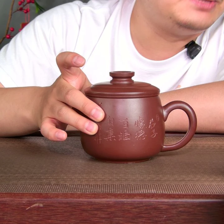 茶杯紫砂高货放漏