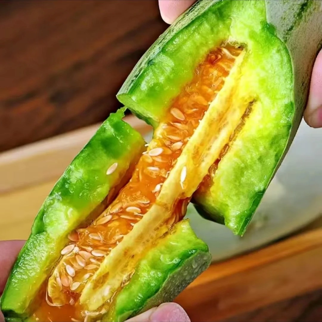 羊角蜜甜瓜  新鲜水果 应季脆甜蜜瓜4.5-斤 包邮