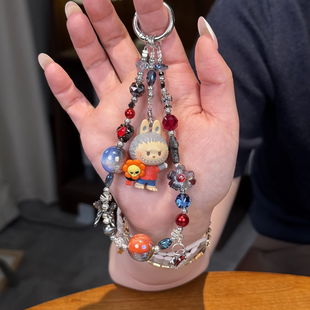 【a-343】原创middot设计师款手机链钥匙扣包挂车挂滴流