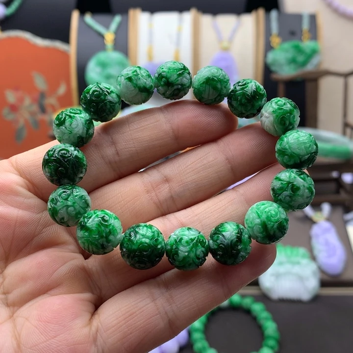 翡翠未镶嵌手链翡翠手链