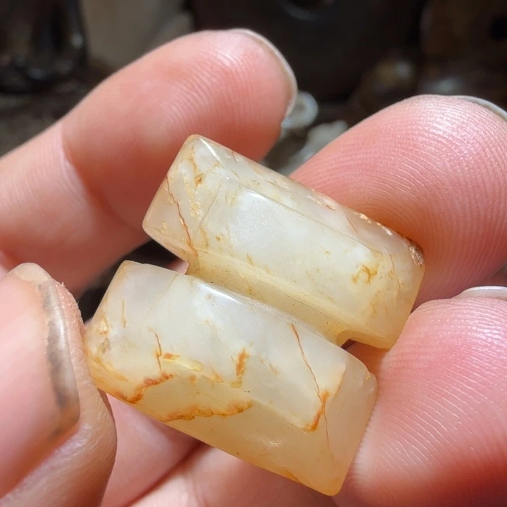 煜***清和田玉（糖玉）未镶嵌颈饰