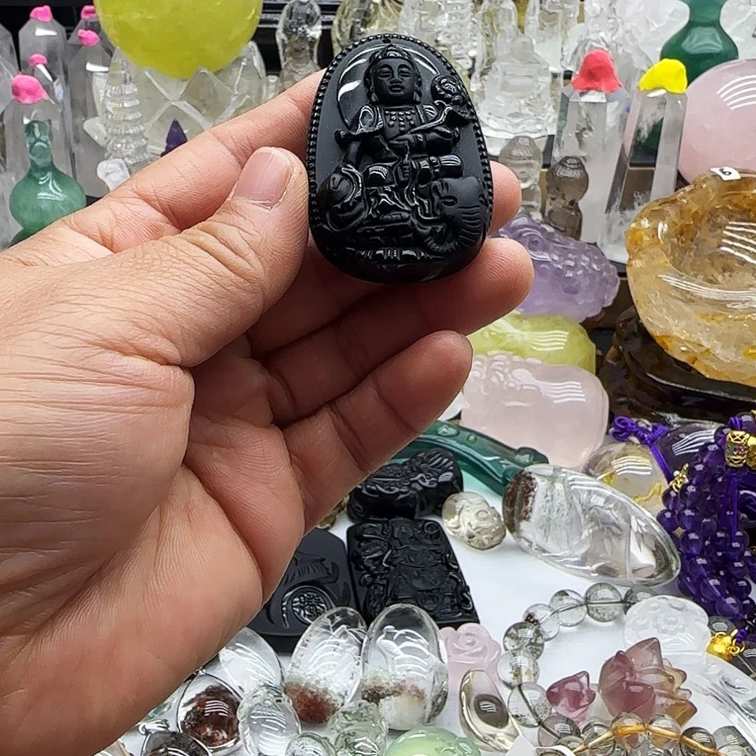 车挂未镶嵌水晶摆件