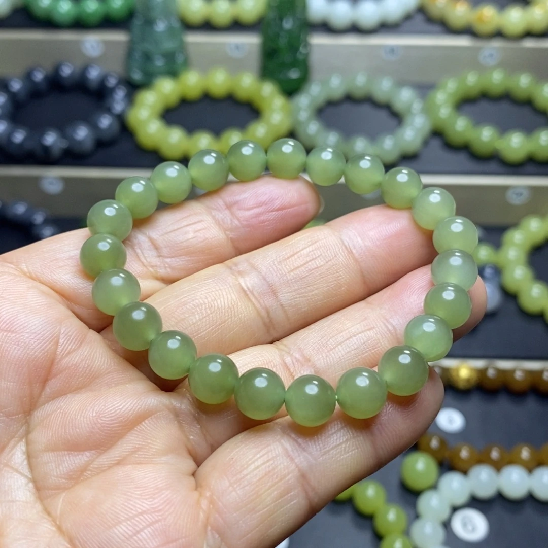 和田玉未镶嵌手串