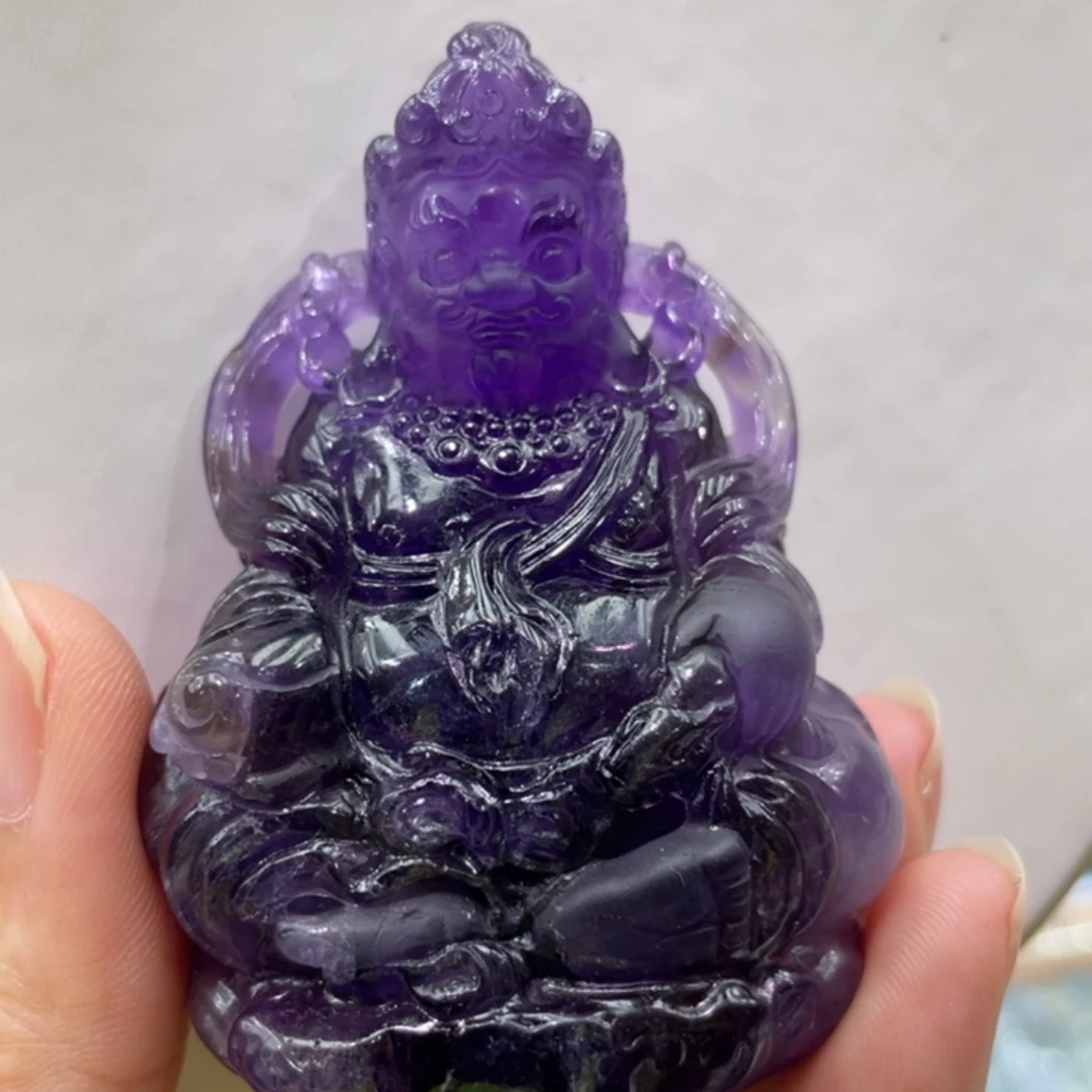 水晶珠宝半成品未镶嵌紫水晶黄财财