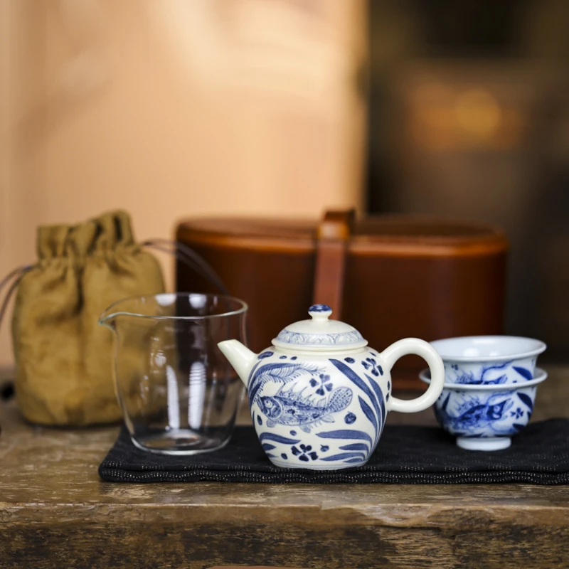 【九姐爱喝茶】鱼藻揽月套组茶道零配（W0704）