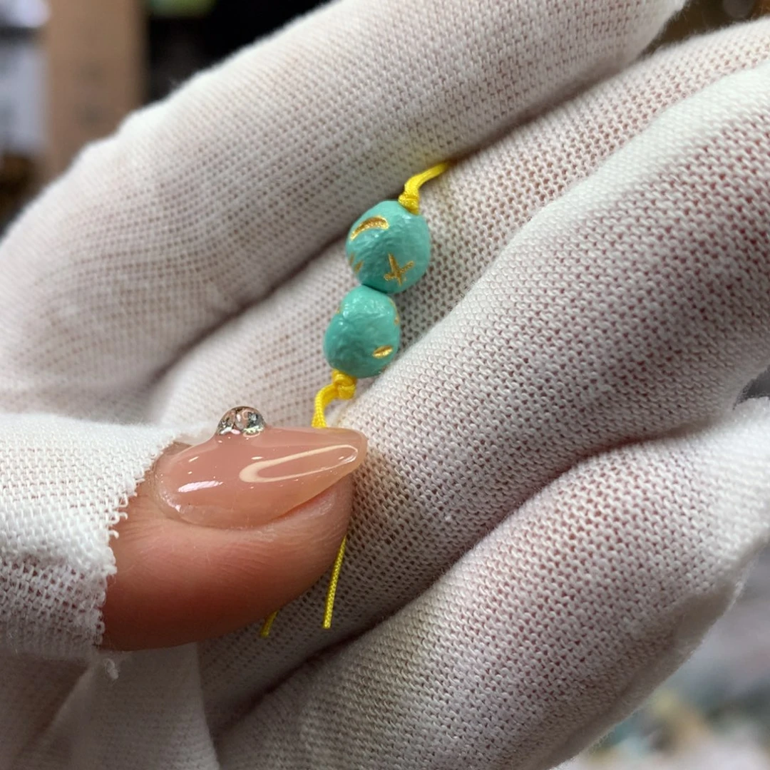 绿松石未镶嵌挂件