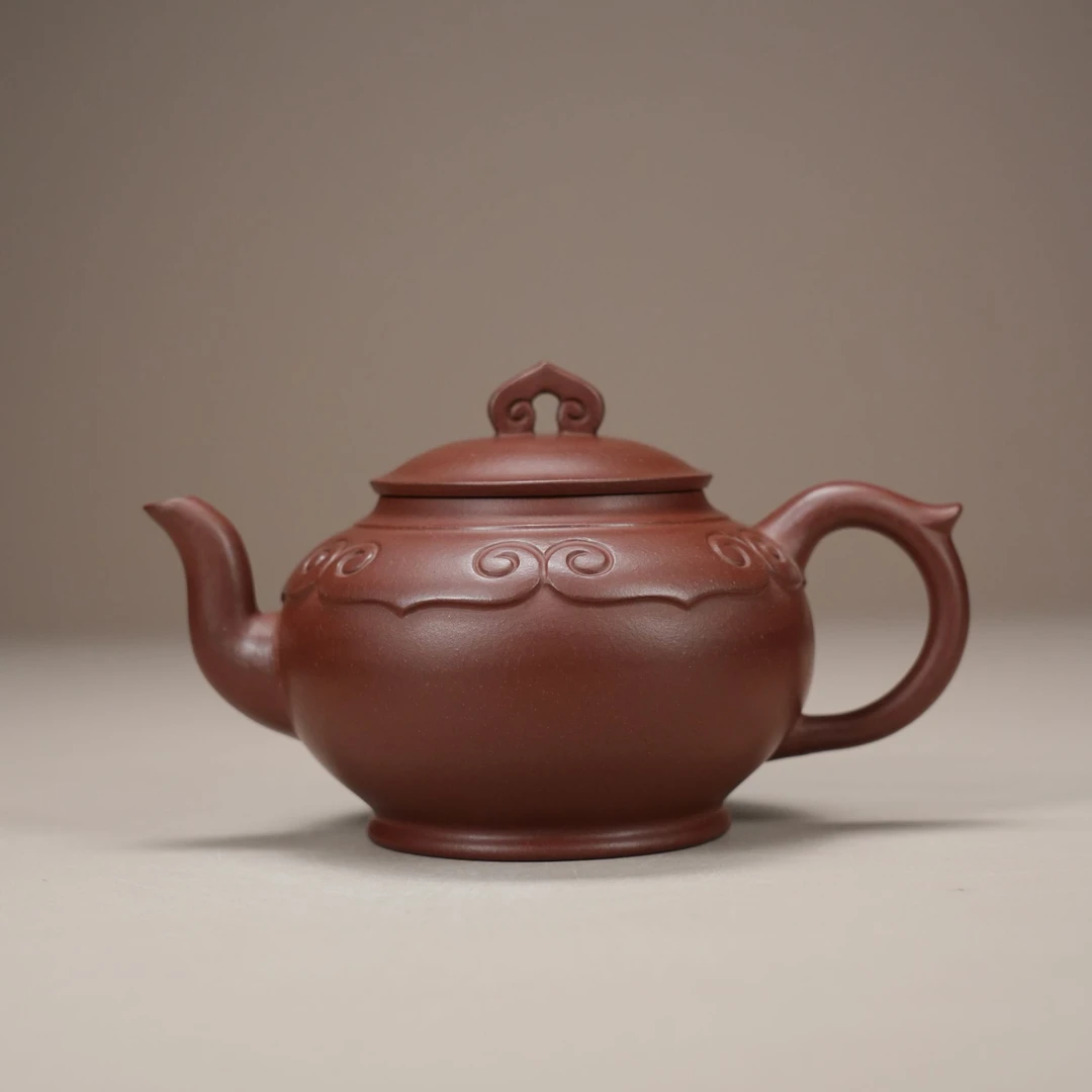 A161502 一生如意壶  350CC 紫砂壶 底槽青 8