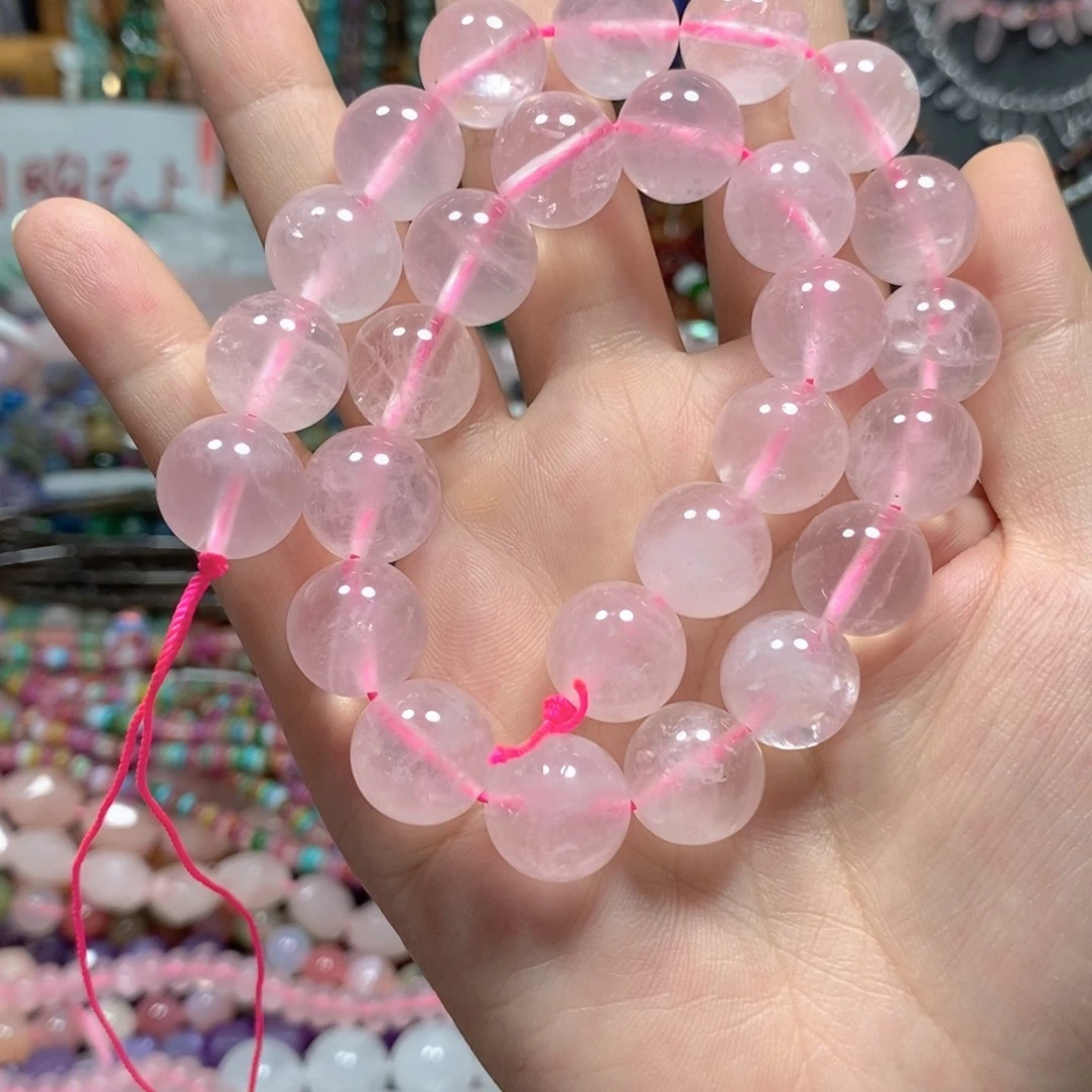 玛瑙/玉髓合金珠宝半成品星光粉一条卡14mm