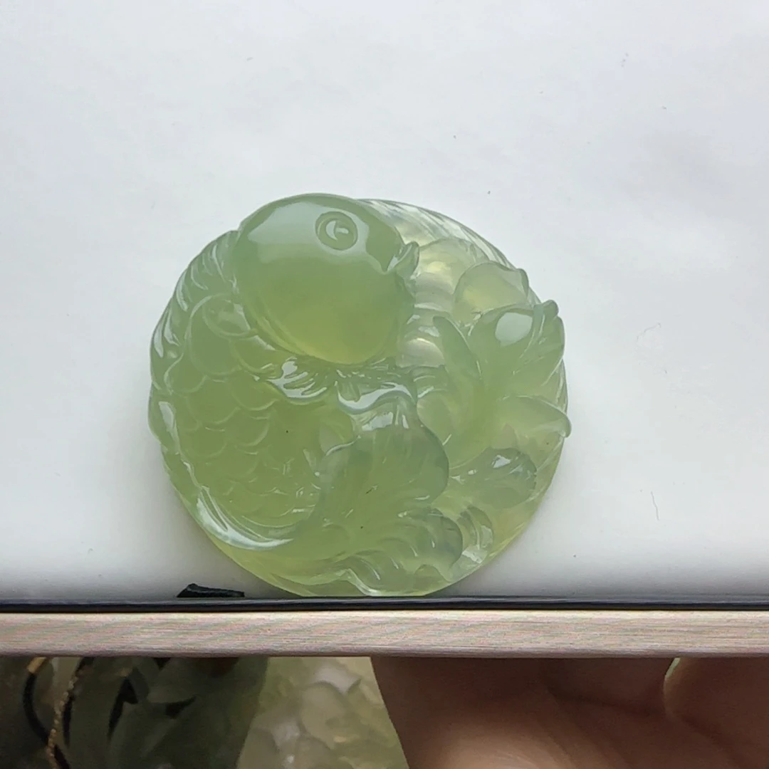 蛇纹石玉颈饰未镶嵌╰***然