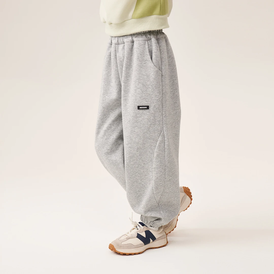 皇室童缘男童裤子春秋季2025新款男童时尚百搭束脚裤中大童休闲裤