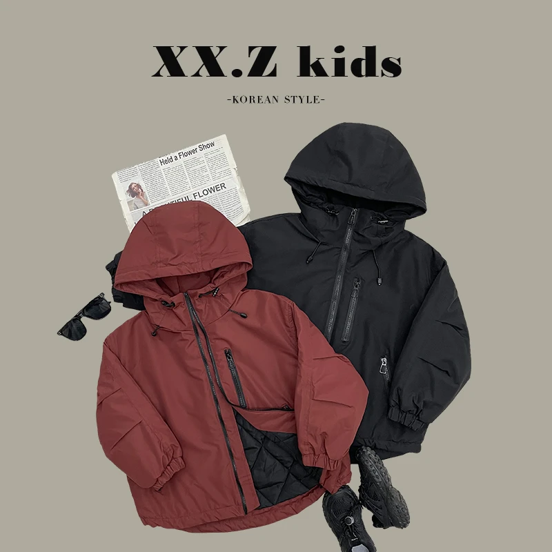 冬装儿童休闲宽松连帽棉服外套HDM3091-QQQQ