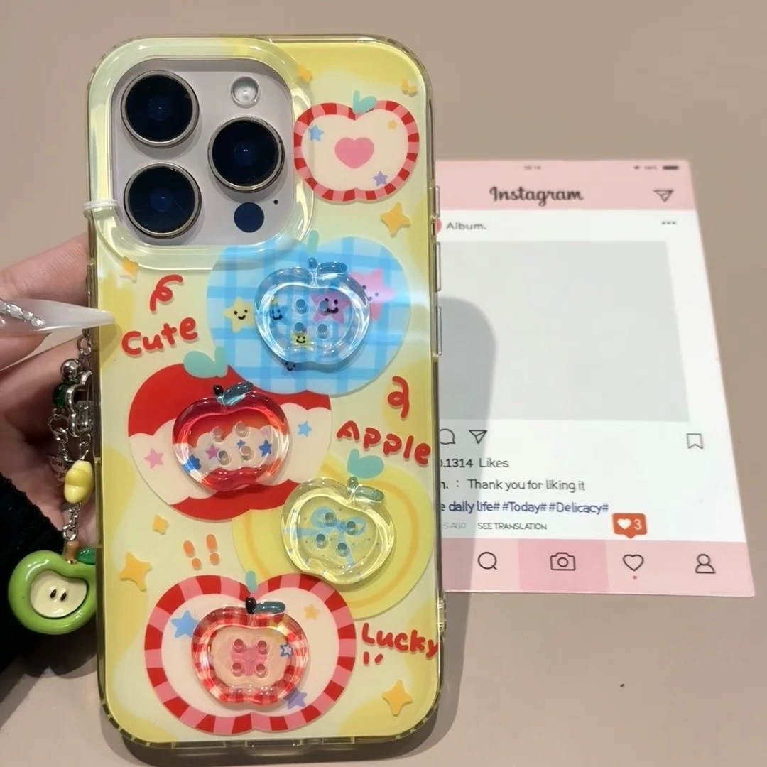 苹果纽扣适用华为mate60苹果oppo小米15/14/13pro防摔vivo手机壳