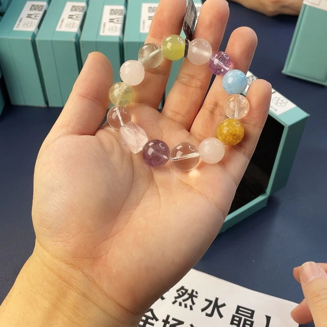 银S925镶嵌手链水晶