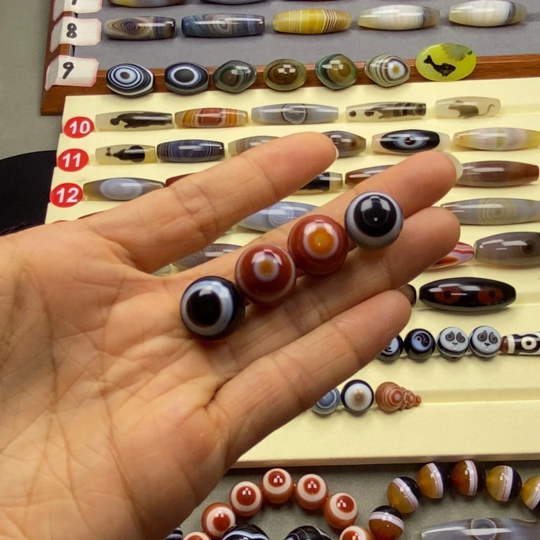 玛瑙/玉髓未镶嵌珠宝半成品烟***生