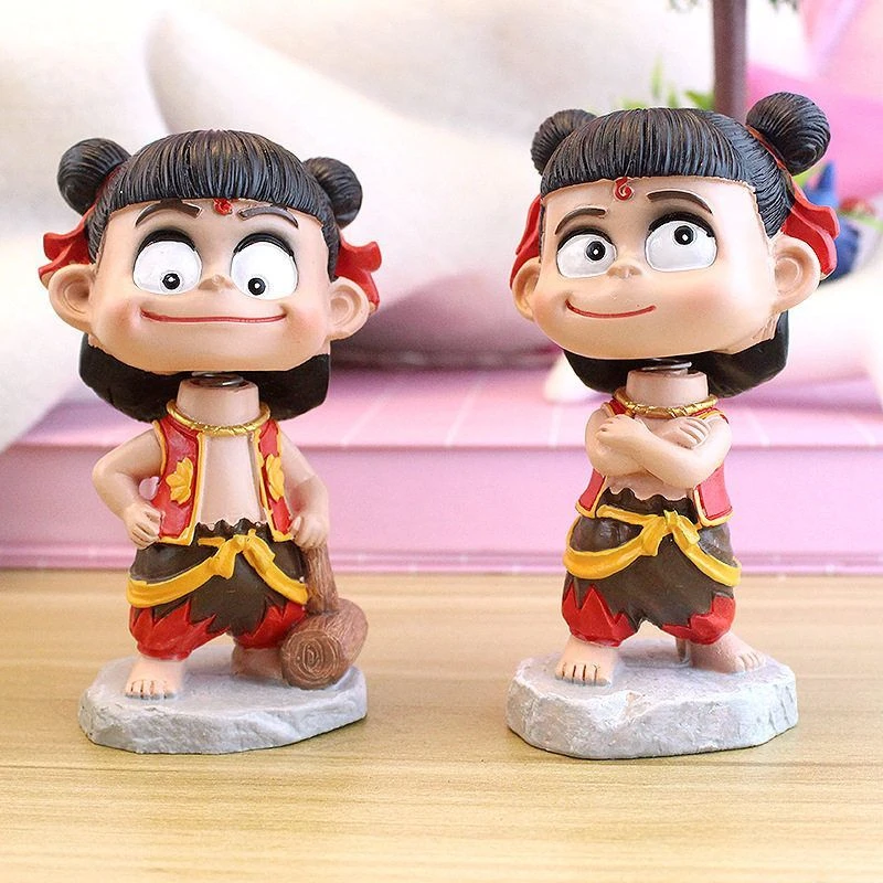 【我命由我】哪吒之魔童闹海摇头手办公仔礼物汽车装饰品桌面摆件