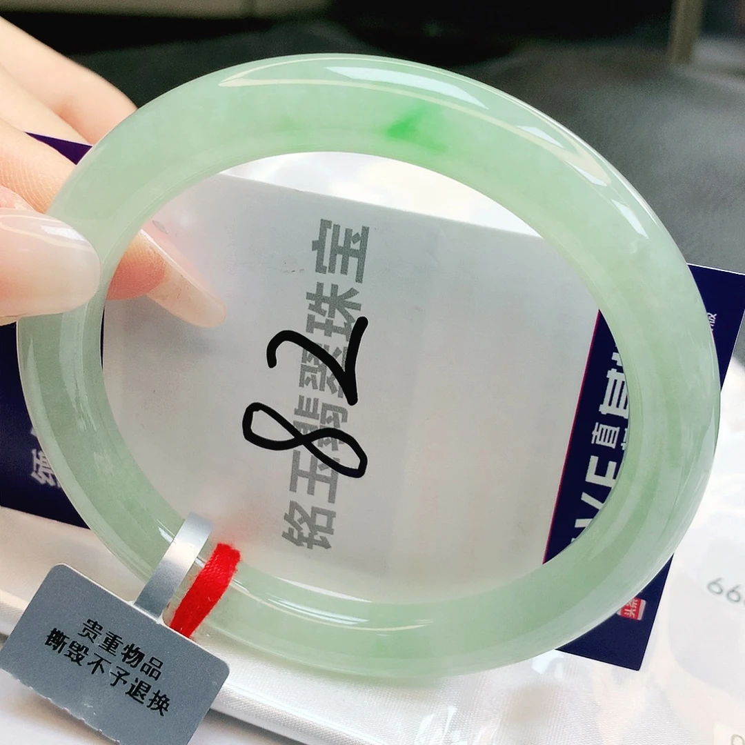 翡翠未镶嵌手镯缅甸天然a货翡翠手镯