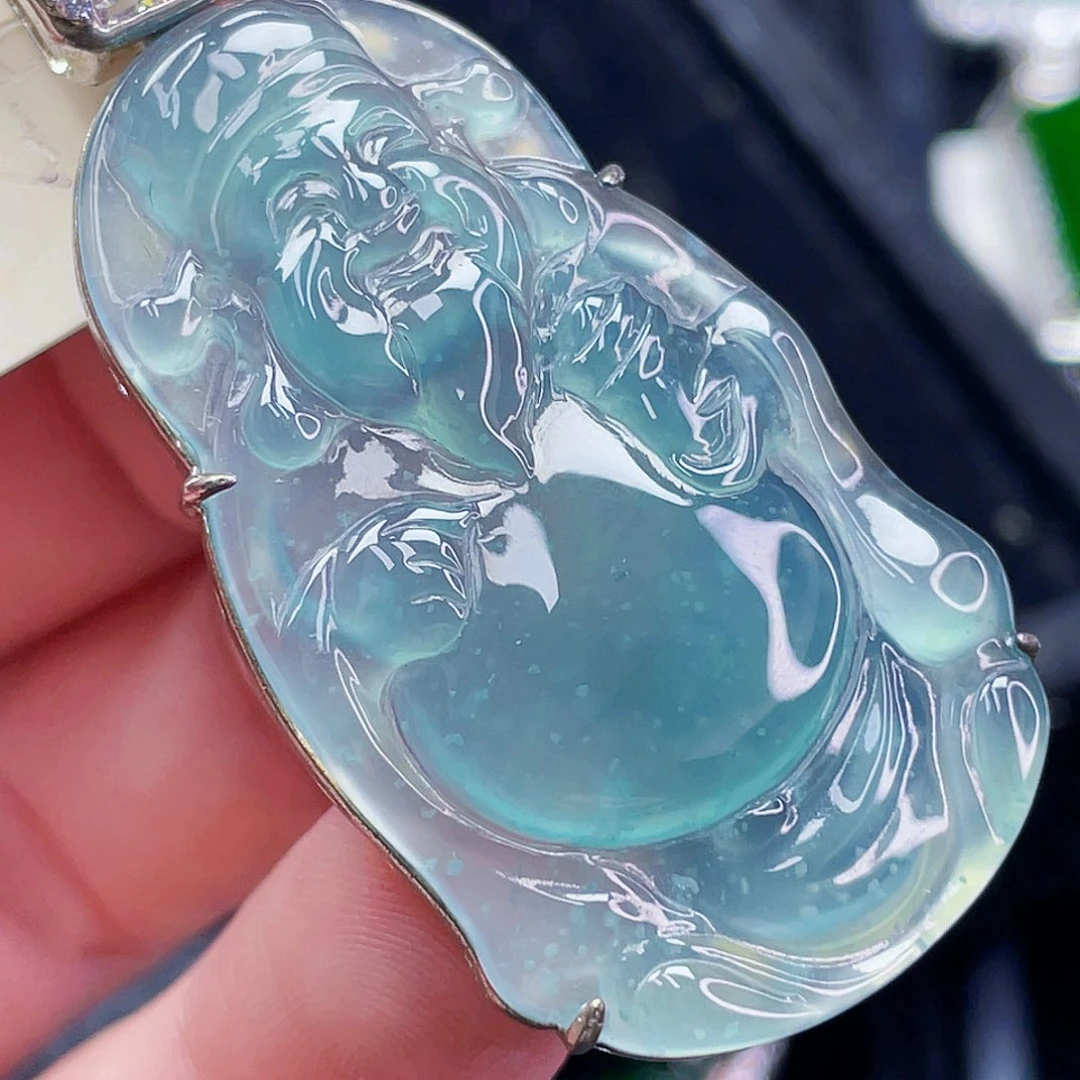翡翠未镶嵌颈饰235
