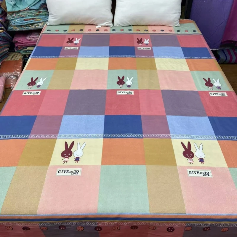 两只小兔{床单1.5*2.2米±5cm}