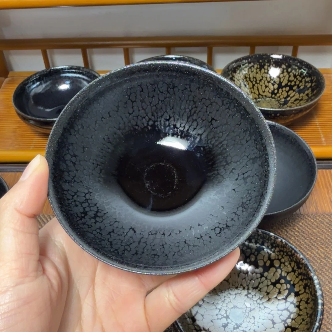 茶盏十**客建盏手工制作主人杯茶杯