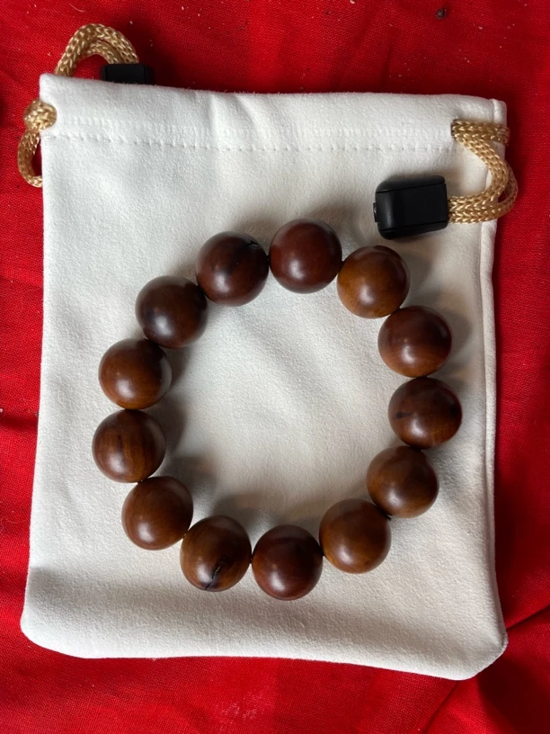 非金属木质手链 天然雷击枣木手串