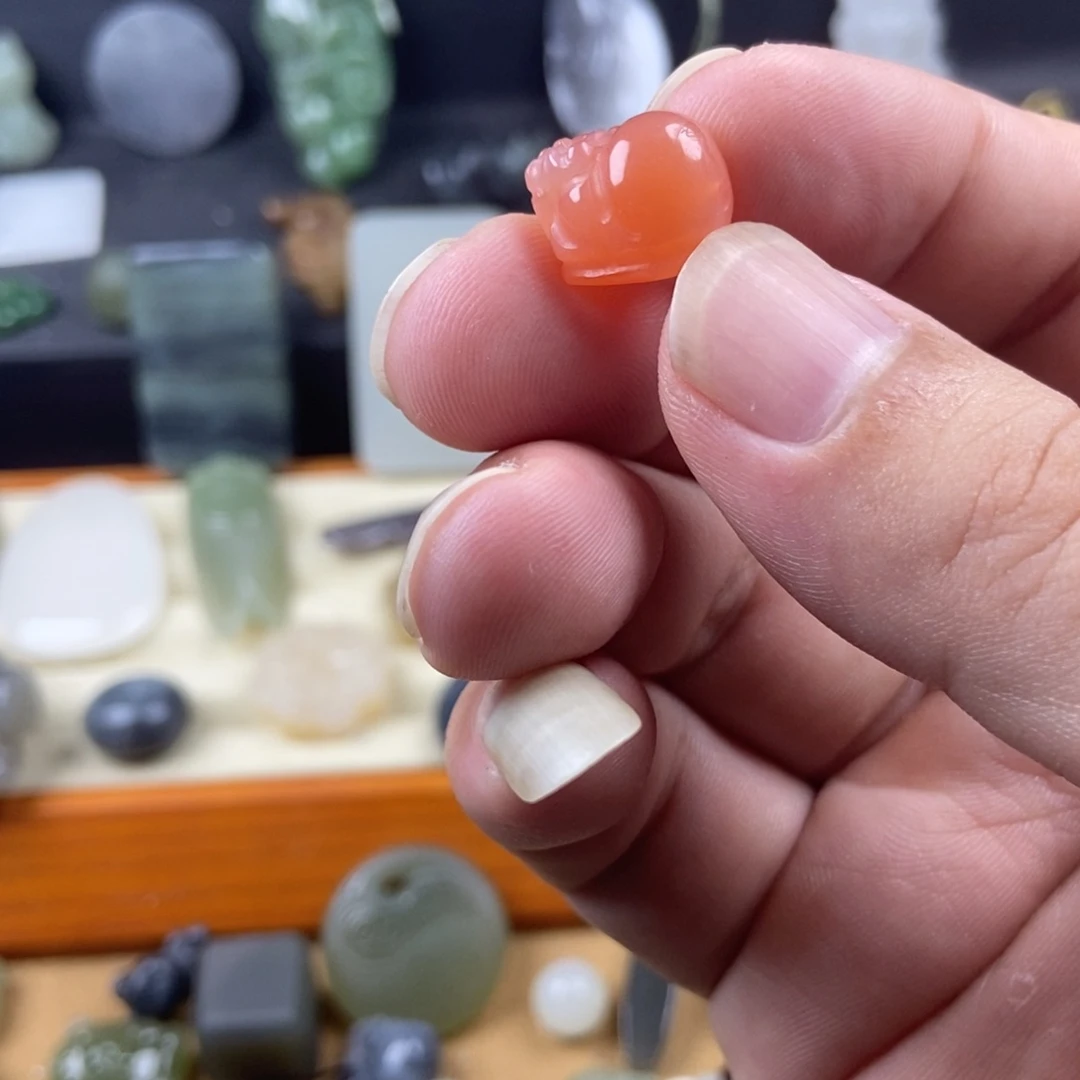 颈饰合金南红玛瑙