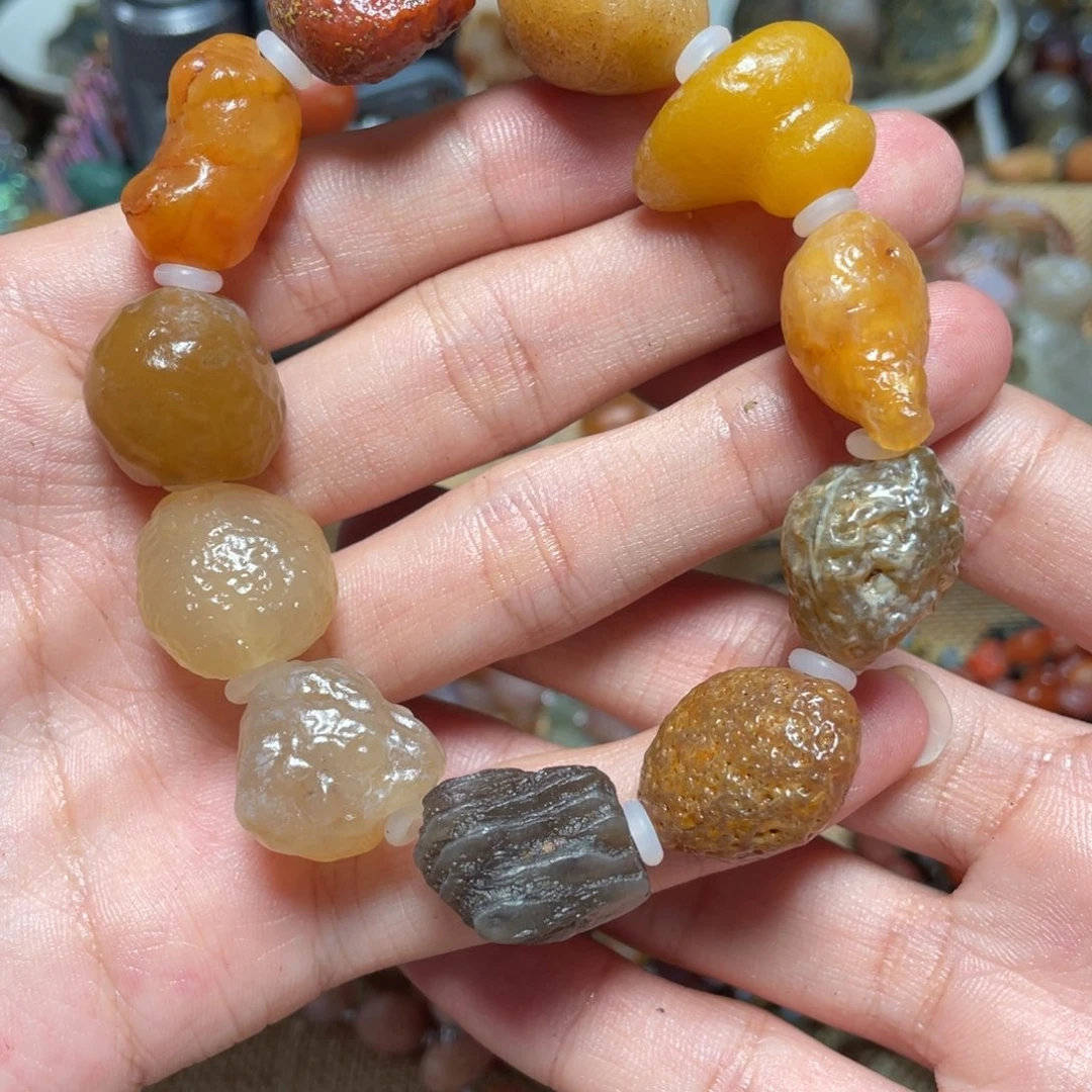 玛瑙/玉髓手链合金