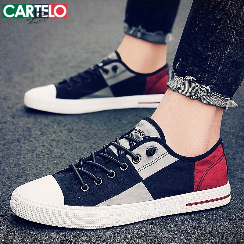 卡帝乐鳄鱼男款鞋子男士帆布鞋秋季透气新款男鞋30-45岁上档次