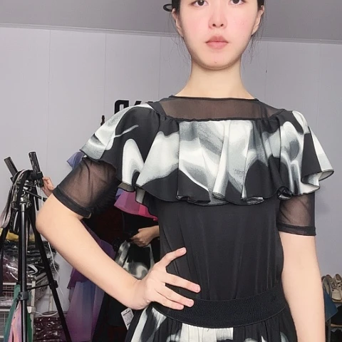 黑白圈。3x。
