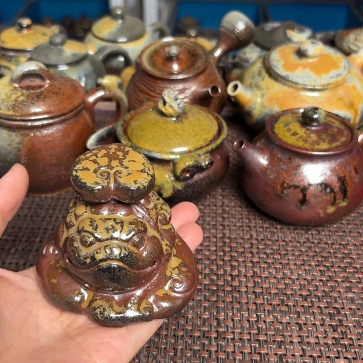茶杯紫砂如意盖只