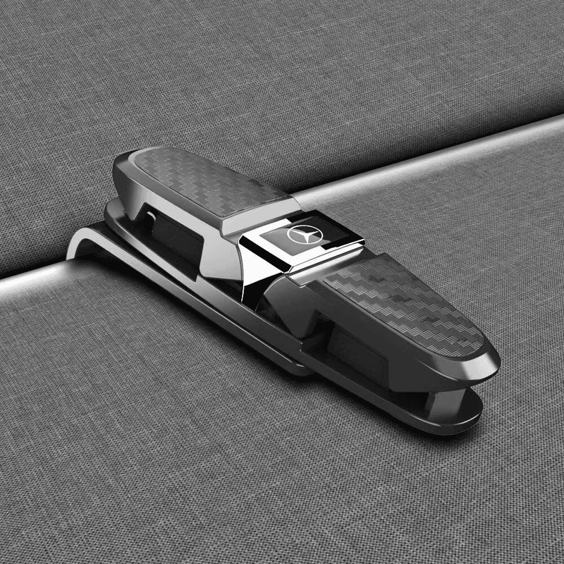 车载眼镜夹多功能眼睛盒汽车遮阳板太阳眼镜收纳车内用太阳眼镜夹