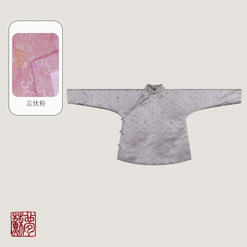 蘇夢【云间霓裳】立领斜襟长袖百搭实穿棉衣0105182