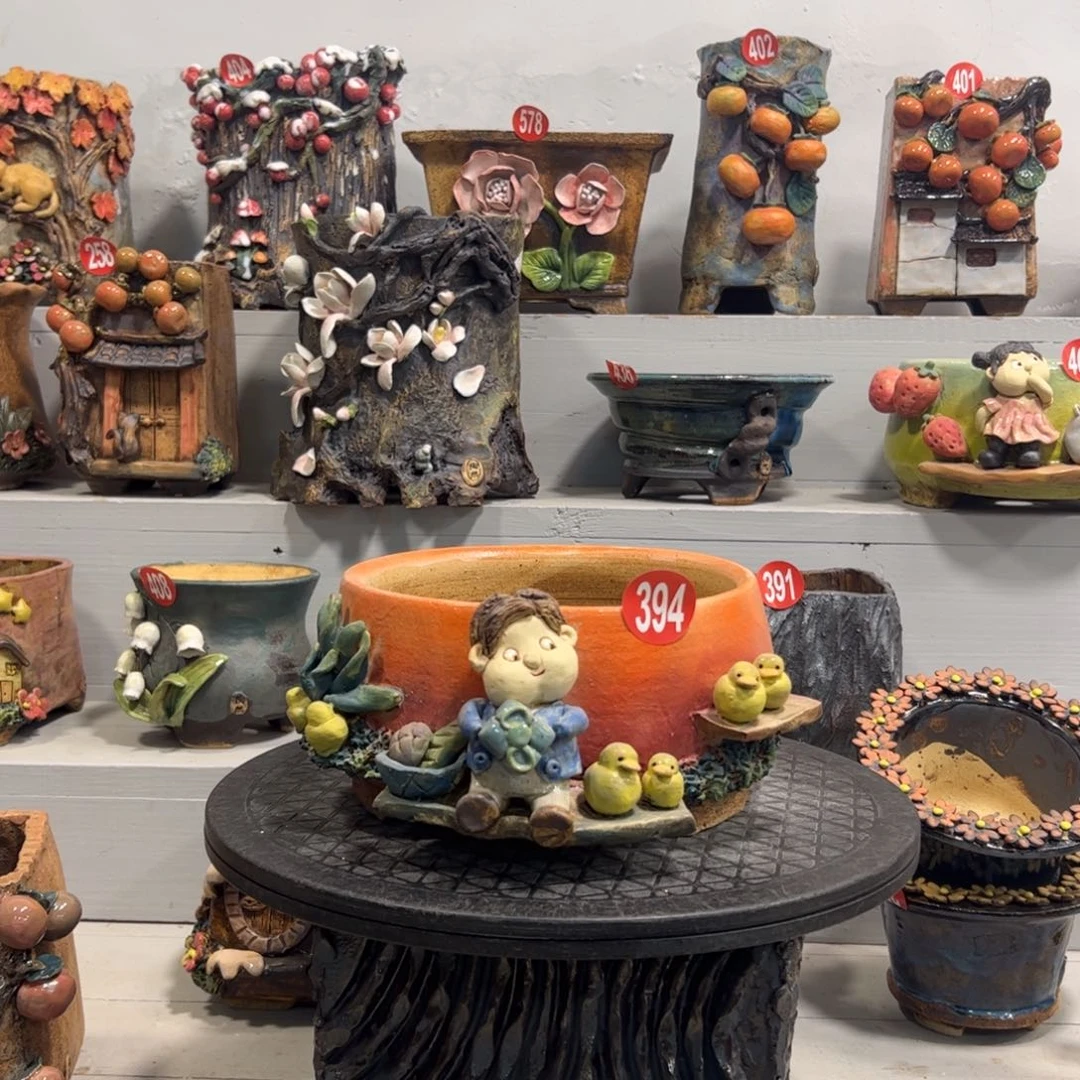 福利394 号陶然花器手工花盆