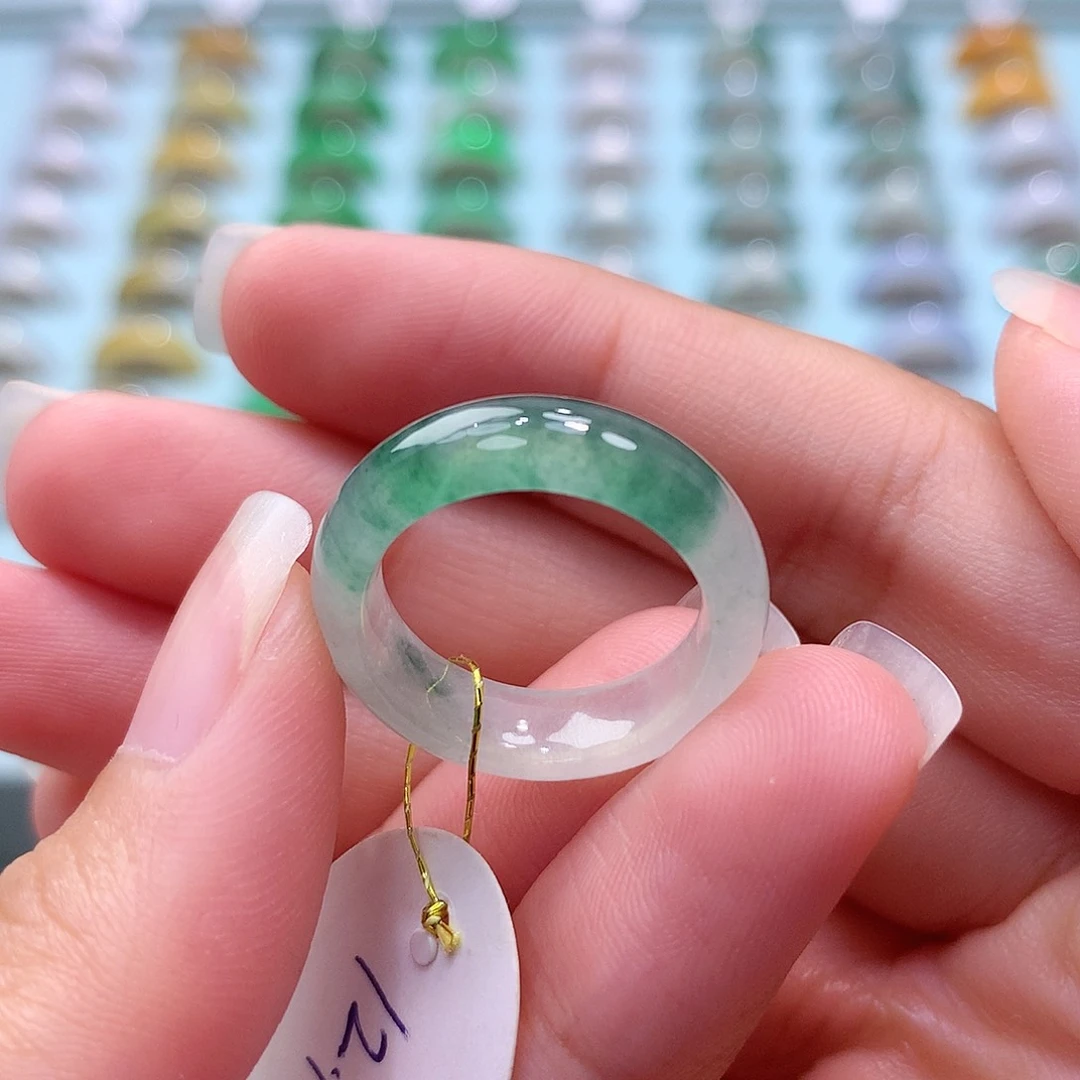 未镶嵌戒指翡翠1213圈