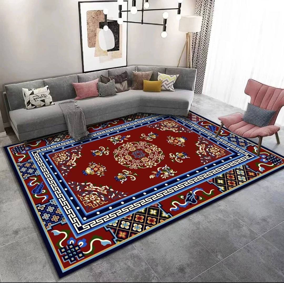 组合金钻绒材质地毯床边毯茶几垫地毯脚垫家用多功能吸水防滑书房