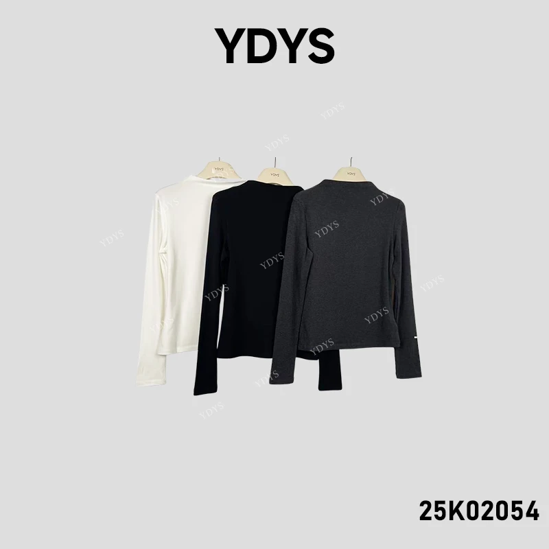 【YDYS】25K02054 2025新款时尚气质小众T恤