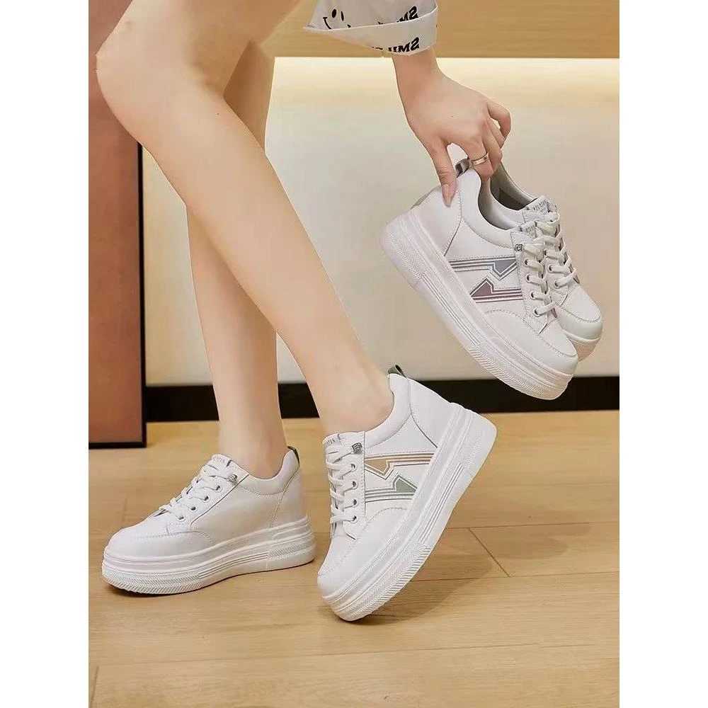 2755厚底内增高小白鞋简约百搭时尚板鞋